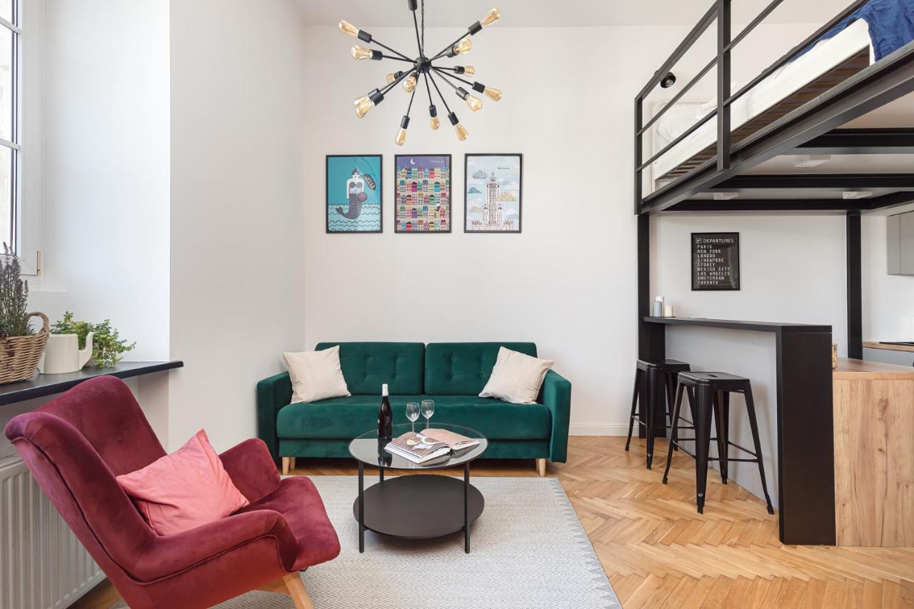 Stylowe Studio Z Antresola Warszawa Varsóvia Exterior foto